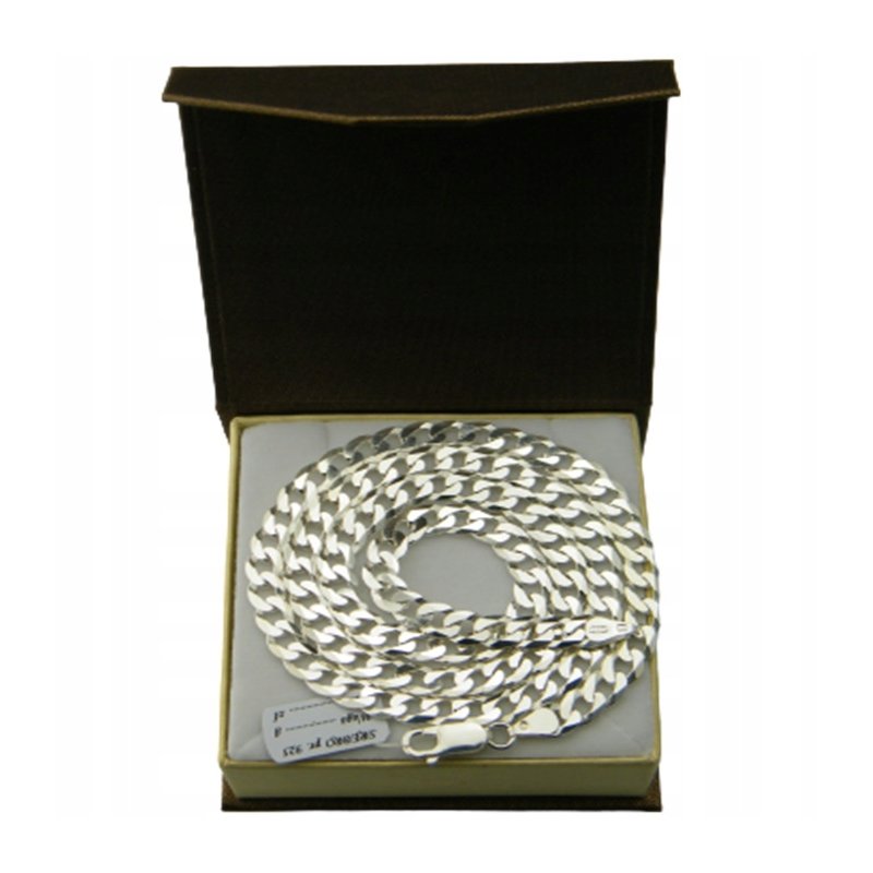 Łańcuszek męski pancerka długość 60cm szerokość 6,6mm srebro próby 925