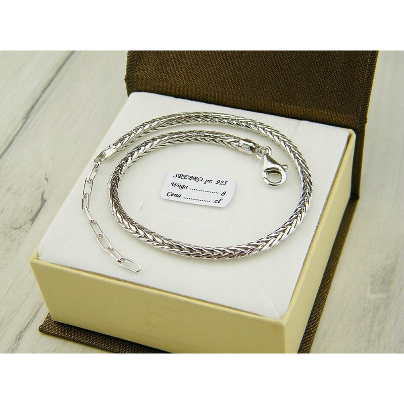 Bransoletka baza modułowa Bead Charms srebro próby 925