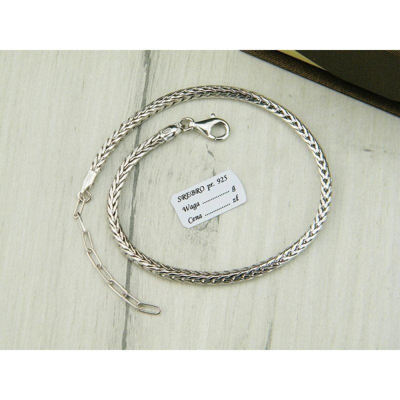 Bransoletka baza modułowa Bead Charms srebro próby 925