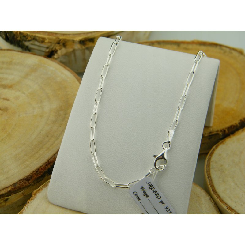 Łańcuszek damski srebro próby 925