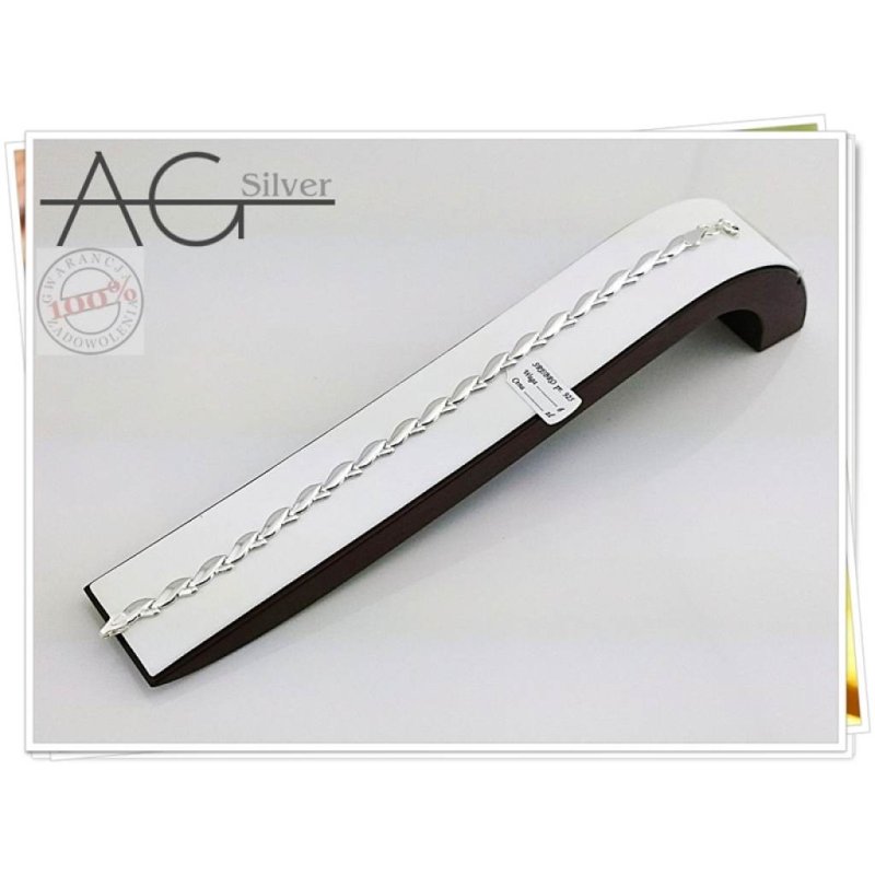 Bransoletka damska srebro próby 925