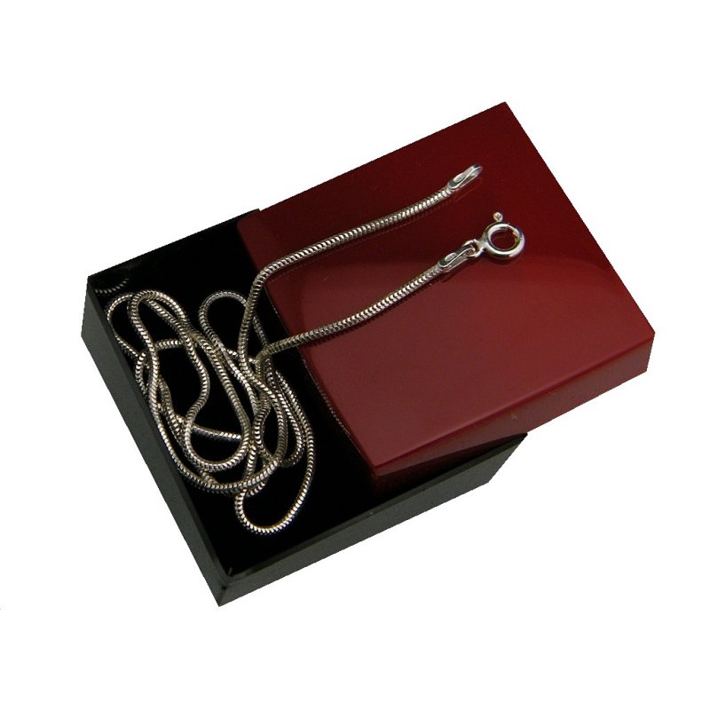 Łańcuszek damski Wąż srebro próby 925 długość 45cm