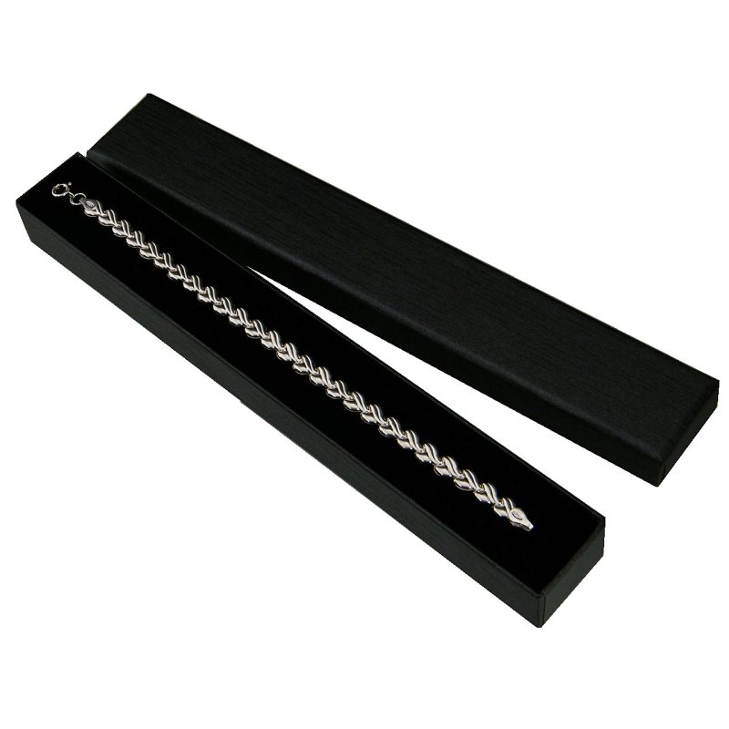 Bransoletka damska w serduszka srebro próby 925