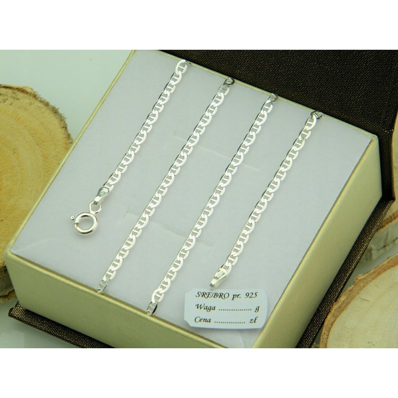 Łańcuszek męski Marina szerokość 2,8mm długość 50cm srebro próby 925