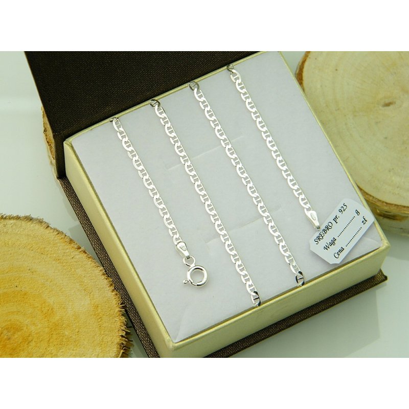 Łańcuszek męski Marina szerokość 2,8mm długość 45cm srebro próby 925