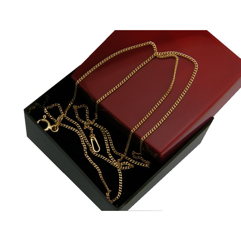 Łańcuszek pancerka pozłacany srebro próby 925