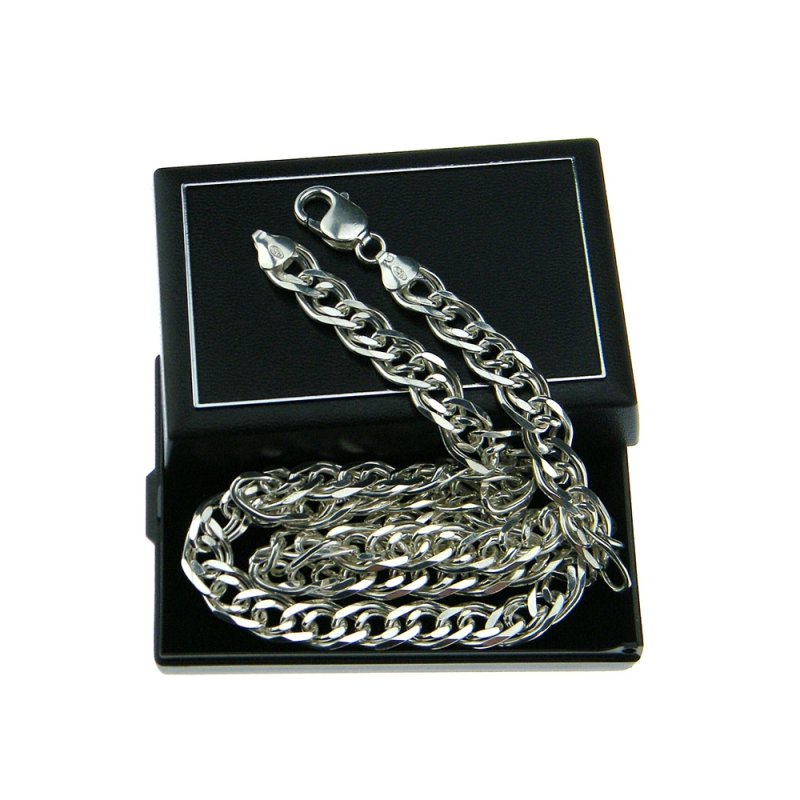 Srebrny męski łańcuszek Nonna szerokość 9,2mm długość 55cm próba 925