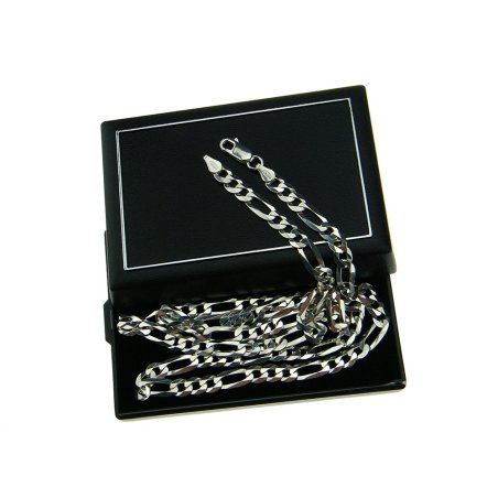 Srebrny męski łańcuszek...