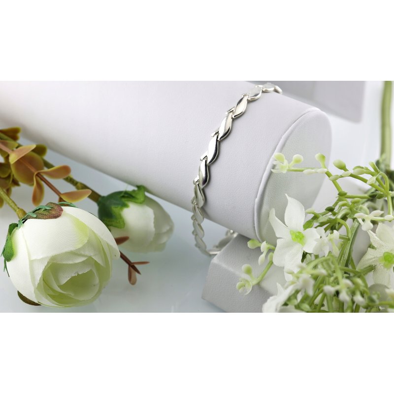 Bransoletka damska srebro próby 925 długość 19cm