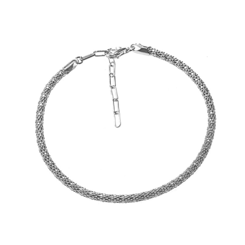 Bransoletka damska modułowa baza Bead Charms srebro