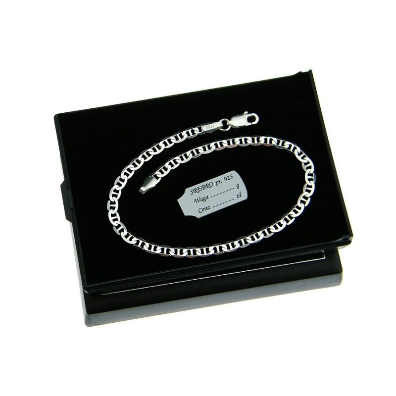 Bransoletka Marina szerokość 3,4mm srebro próby 925