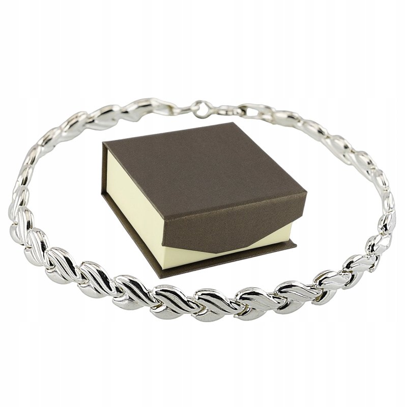 Bransoletka damska w serduszka  srebro próby 925 długość 19cm