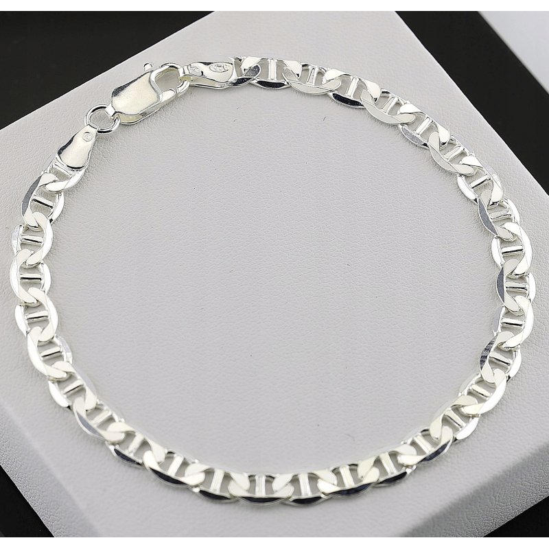 Bransoletka męska szerokość 5,6mm długość 22cm srebro próby 925