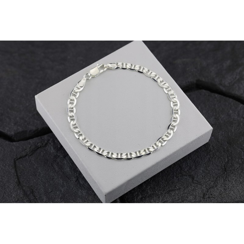 Bransoletka męska szerokość 5,6mm długość 22cm srebro próby 925