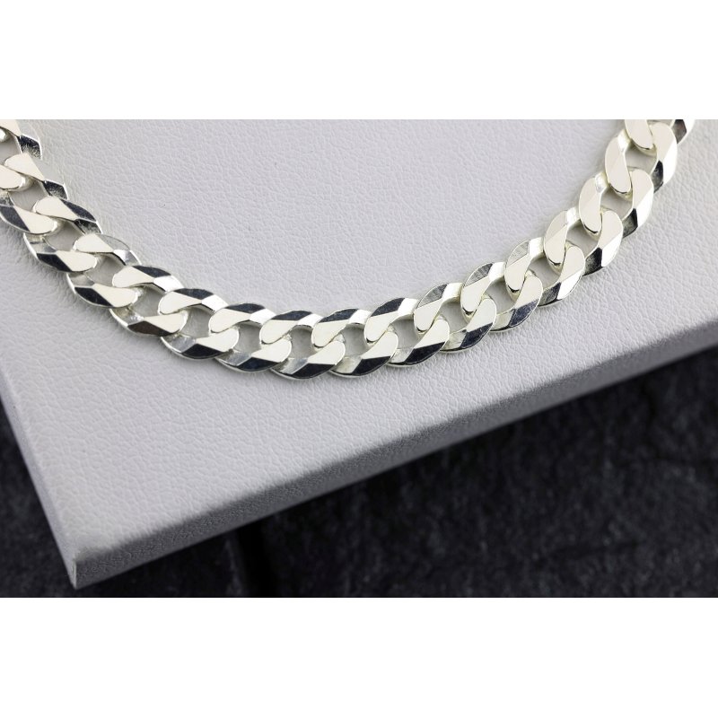 Srebrna męska bransoletka pancerka szerokość 6,6 mm długość 21,5 cm pr.925