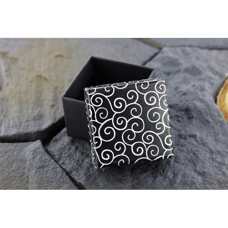 Opakowanie jubilerskie 50mmx50mmx35mm na kolczyki pierścionek