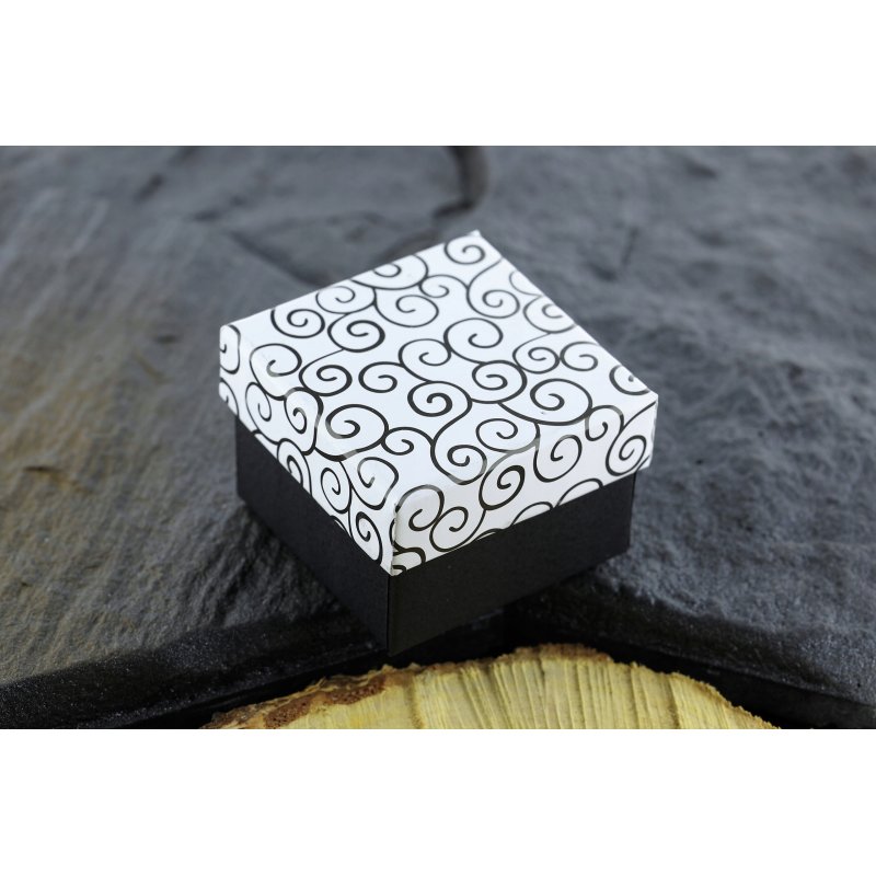 Opakowanie jubilerskie 50mmx50mmx35mm na kolczyki pierścionek