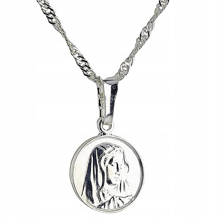 Srebrny damski łańcuszek...