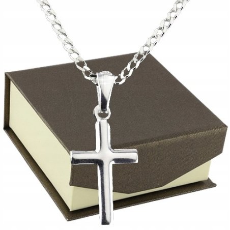 Srebrny męski łańcuszek...