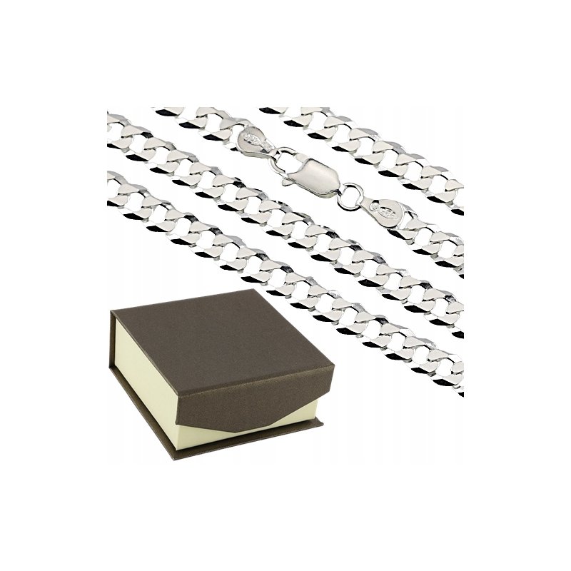 Łańcuszek męski pancerka długość 70cm szerokość 5mm srebro próby 925