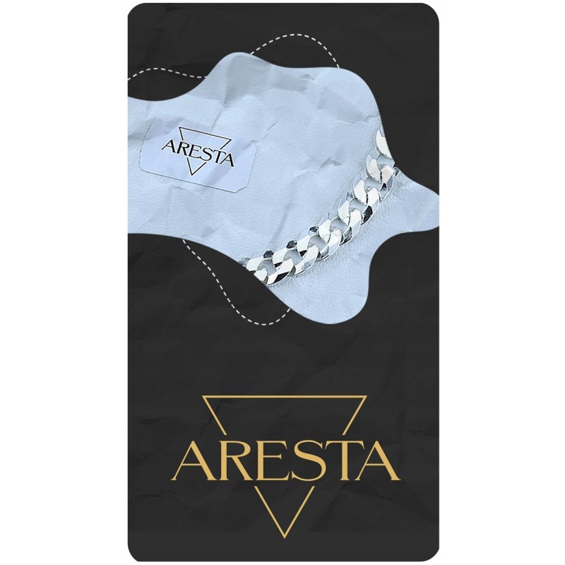 Srebrna męska bransoletka pancerka szerokość 6,5 mm długość 20 cm