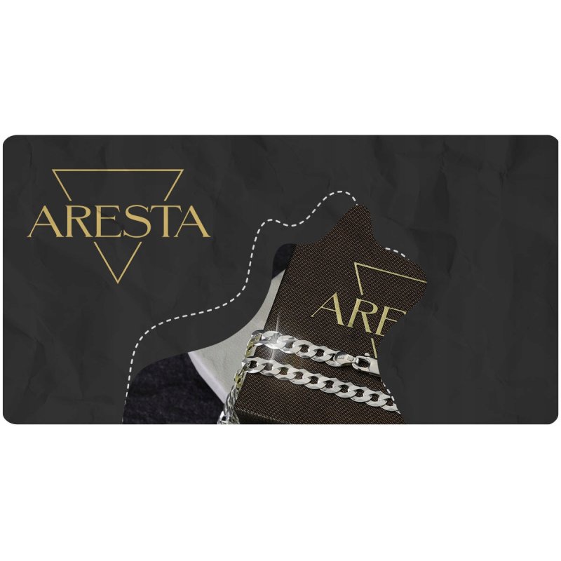 Srebrny łańcuszek Męski 925 Pancerka 5 mm diamentowana 55 cm Naszyjnik Gruby