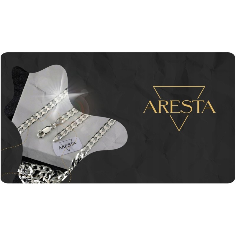 Srebrny łańcuszek Męski 925 Pancerka 5 mm diamentowana 55 cm Naszyjnik Gruby