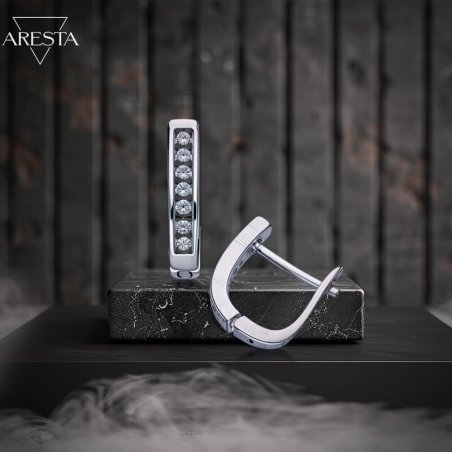 Kolczyki z cyrkoniami...