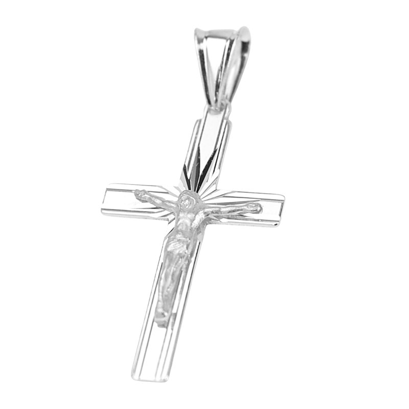 Srebrny krzyżyk próba 925 stylowy i ponadczasowy Wyrób  Jubilerski