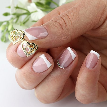 Złote Kolczyki Serduszka...