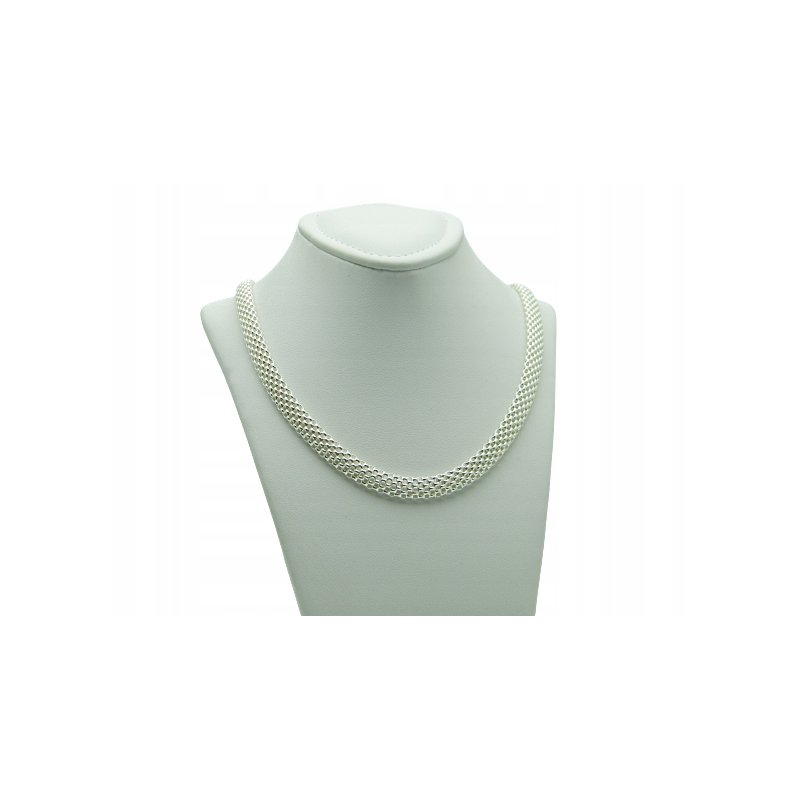 Naszyjnik damski Tuba szerokość 6,2mm srebro próby 925