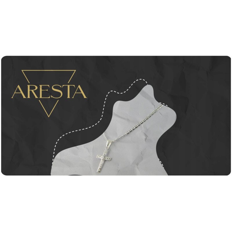 Łańcuszek Gucci z Krzyżykiem srebro próby 925 długość 45cm PUDEŁKO