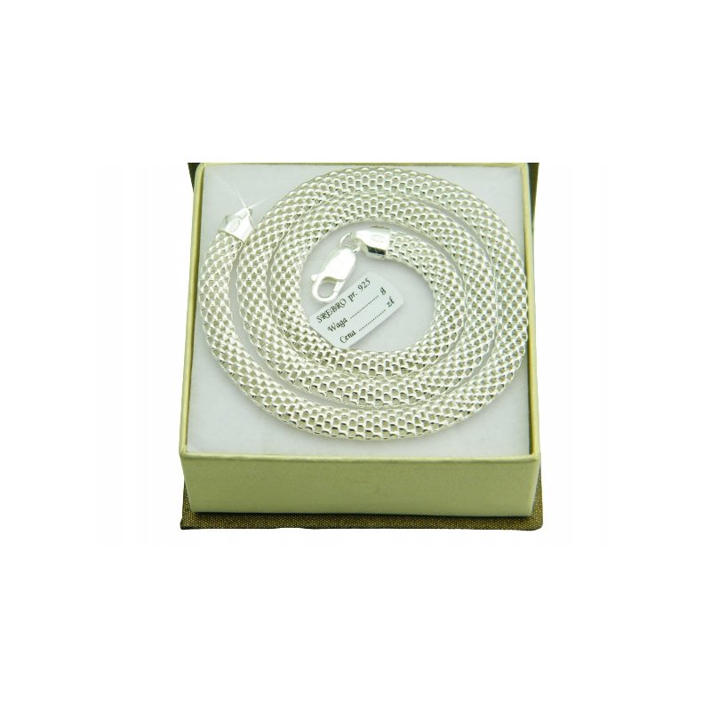 Naszyjnik damski Tuba szerokość 6,2mm srebro próby 925