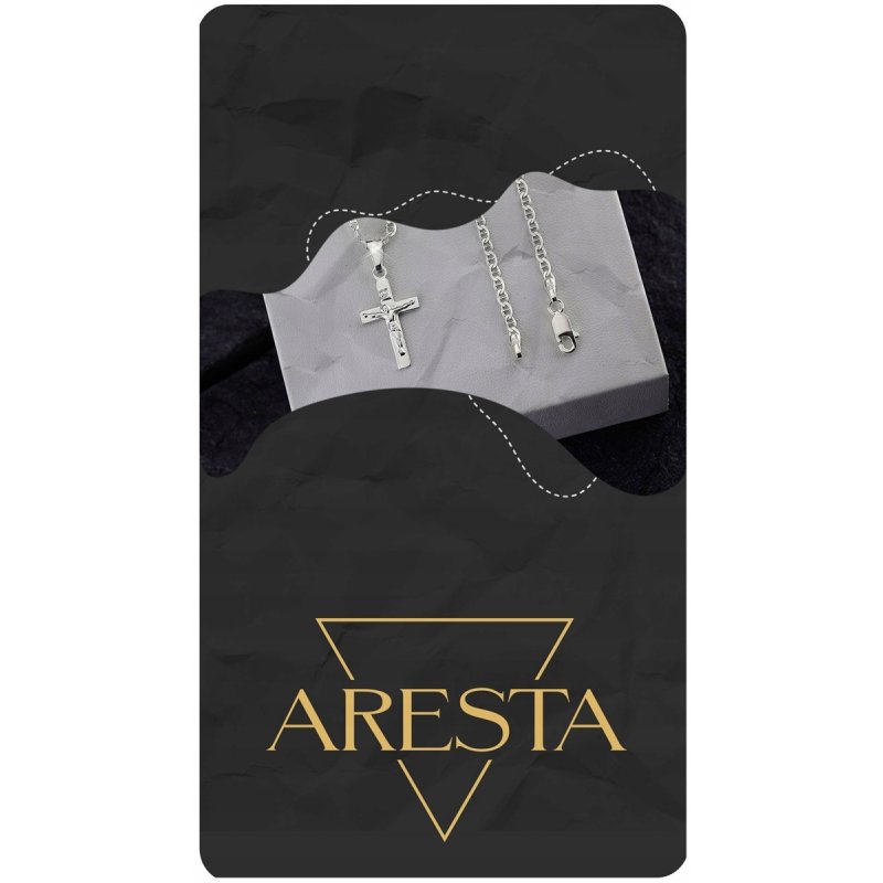 Łańcuszek Gucci z Krzyżykiem srebro próby 925 długość 45cm PUDEŁKO