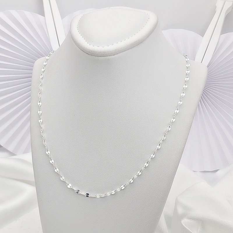 Łańcuszek damski Mokka srebro próby 925 długość 50 cm