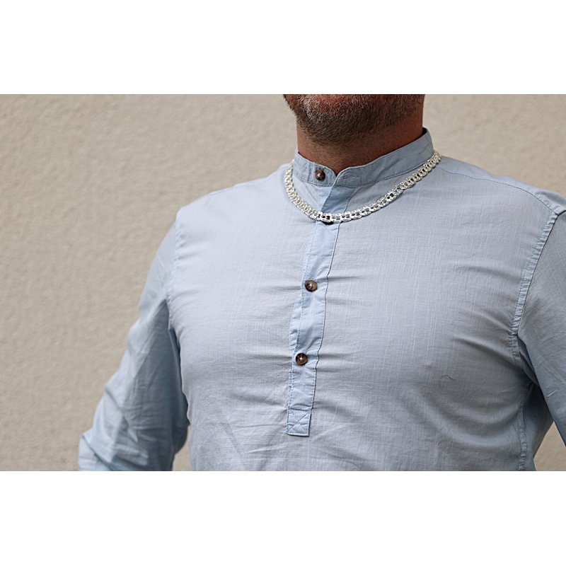 Łańcuszek Męski GALBARDI Szeroki 9,8mm elegancja i trwałość srebro próby 925