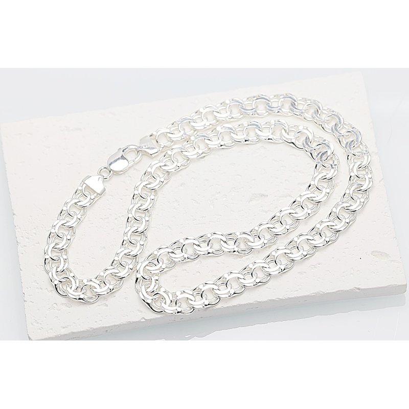 Łańcuszek Męski GALBARDI Szeroki 9,8mm elegancja i trwałość srebro próby 925