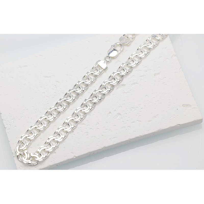 Łańcuszek Męski GALBARDI Szeroki 9,8mm elegancja i trwałość srebro próby 925