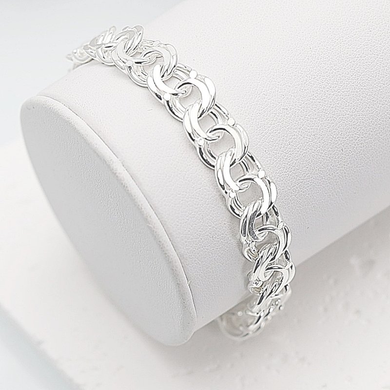 Bransoletka GALBARDI Szeroki 9,8mm elegancja i trwałość srebro próby 925