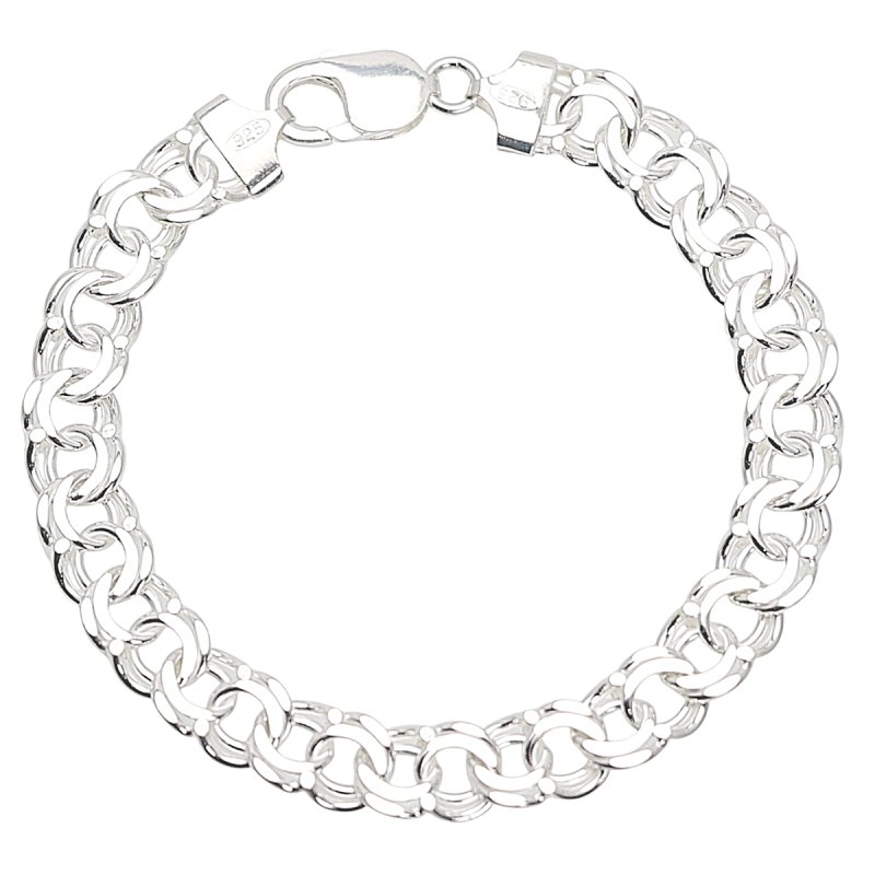 Bransoletka GALBARDI Szeroki 9,8mm elegancja i trwałość srebro próby 925