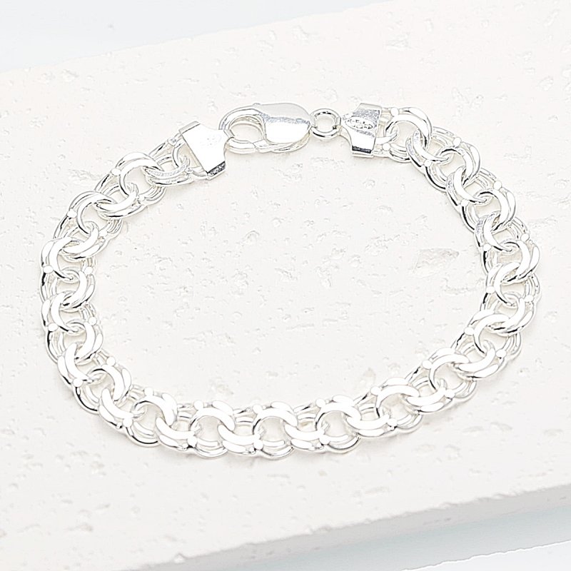 Bransoletka GALBARDI Szeroki 9,8mm elegancja i trwałość srebro próby 925