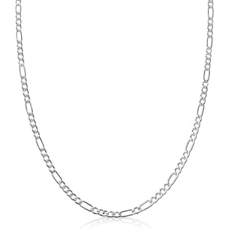 Srebrny łańcuszek Figaro...