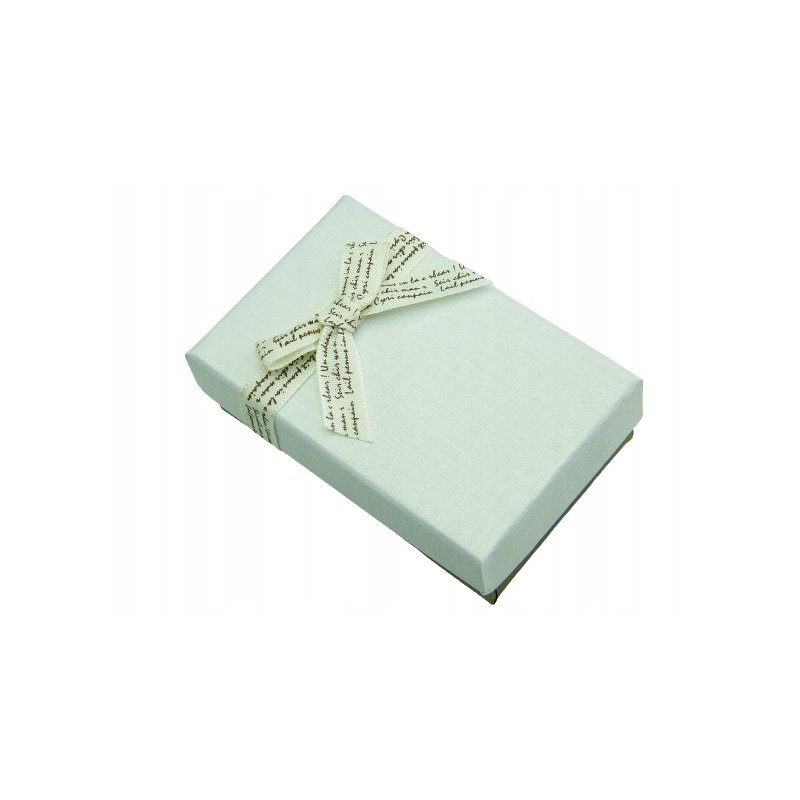 Pudełko opakowanie jubilerskie z kokardą