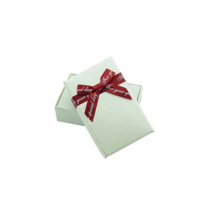 Pudełko opakowanie jubilerskie z kokardą