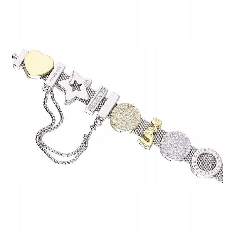 Koralik Charms Reflexions Księżyc srebro próby 925