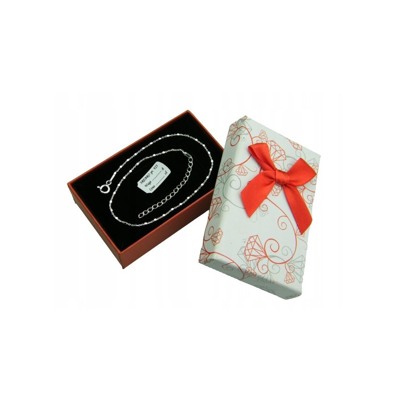 Bransoletka damska Ankier na nogę srebro próby 925