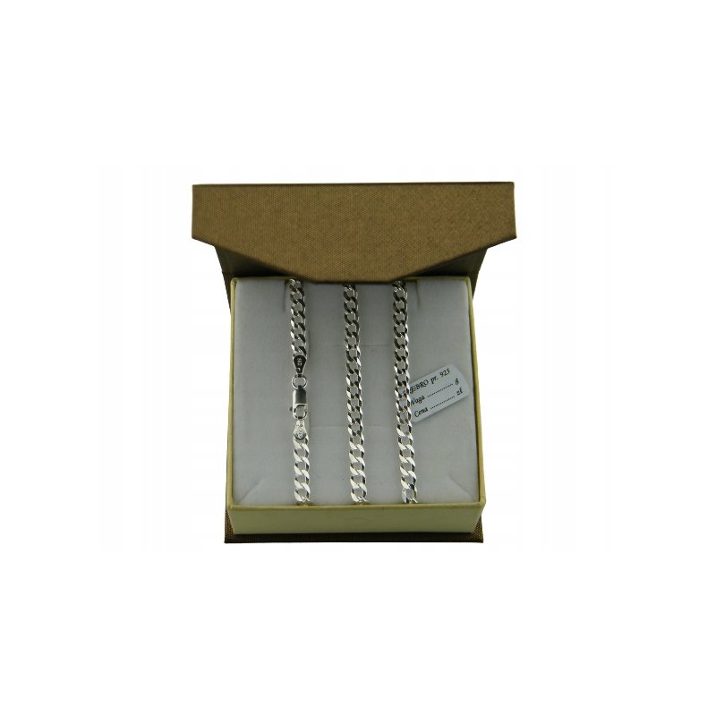 Łańcuszek męski pancerka 50cm srebro próby 925