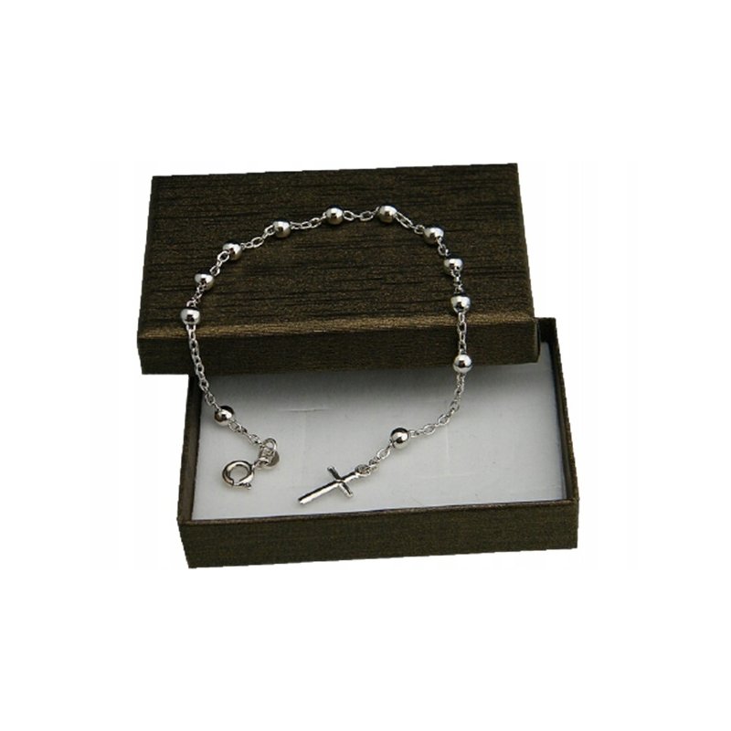 Bransoletka damska Różaniec dziesiątka srebro próby 925