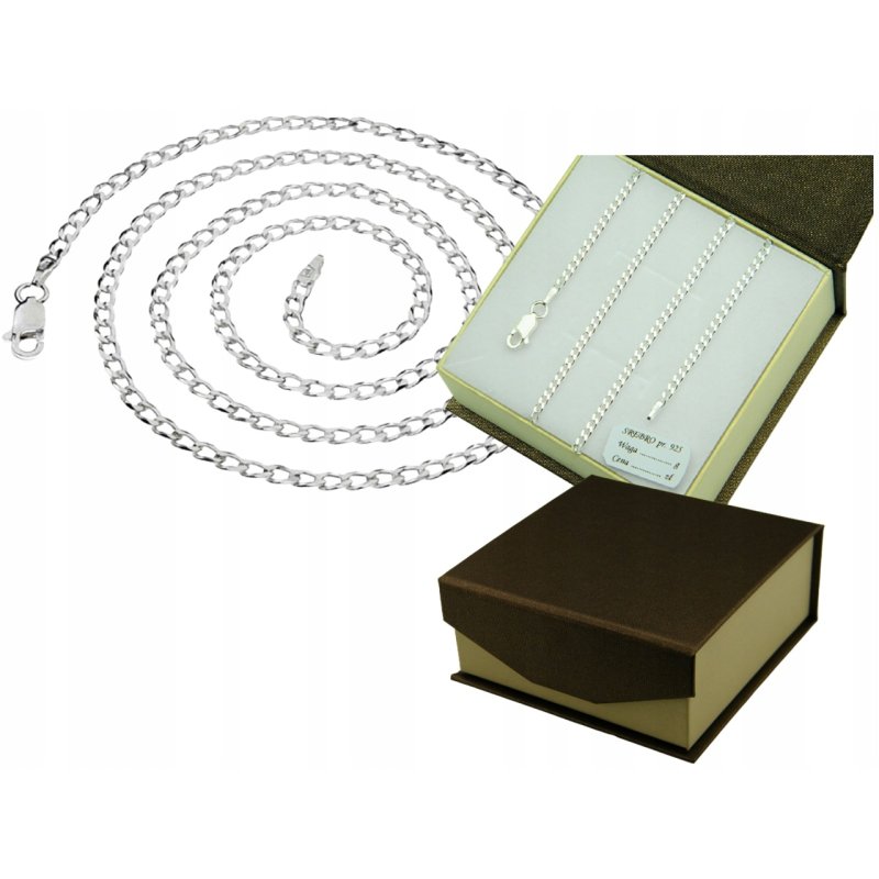 Łańcuszek męski pancerka srebro próby 925