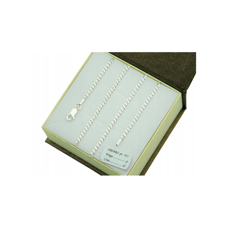 Łańcuszek męski pancerka srebro próby 925